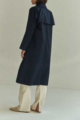 Trenchcoat - Blauw