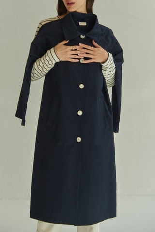 Trenchcoat - Blauw