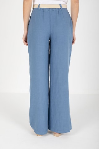 Linnen Broek - Blauw