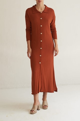 Lang Vest - Bruin