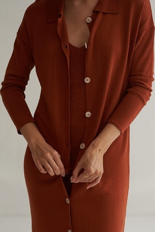 Lang Vest - Bruin