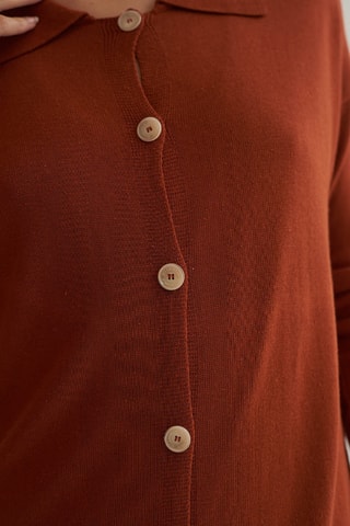 Lang Vest - Bruin