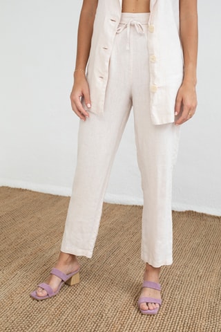 Linnen Broek - Roze