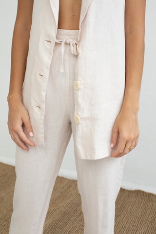 Linnen Broek - Roze