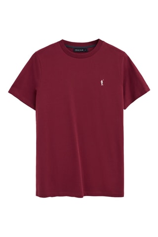 T-shirt Regular - Bordeauxrood