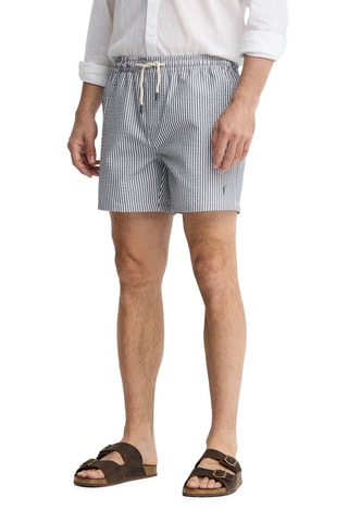 Zwemshort - Grijs en wit