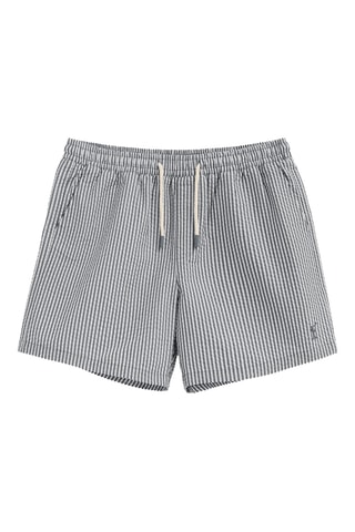 Zwemshort - Grijs en wit