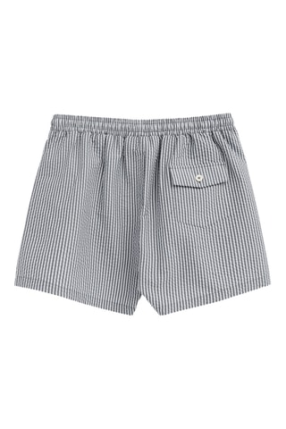 Zwemshort - Grijs en wit