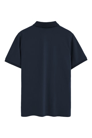 2 Polo's Regular Fit - Marineblauw en wit