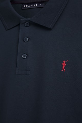 2 Polo's Regular Fit - Marineblauw en wit