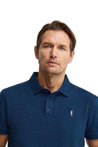 Polo Slim Fit - Blauw