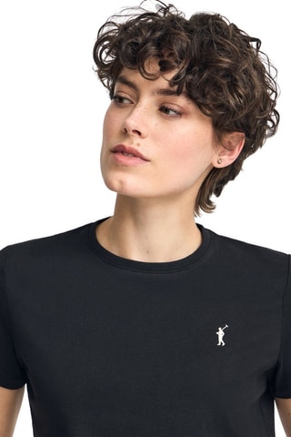 T-shirt Slim Fit - Zwart