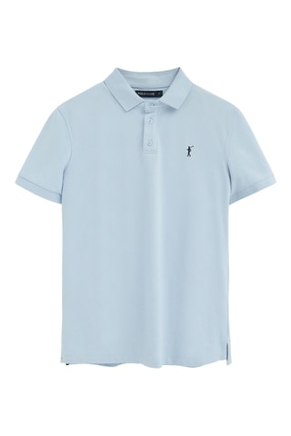 2 Polo's Slim Fit - Hemelsblauw en marineblauw