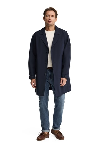 Trenchcoat regular - Marineblauw