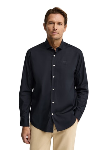 Overhemd Regular Fit Model - Marineblauw