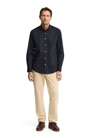 Overhemd Regular Fit Model - Marineblauw