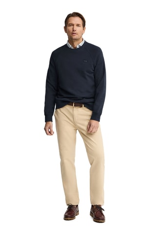 Sweater relaxed - Marineblauw