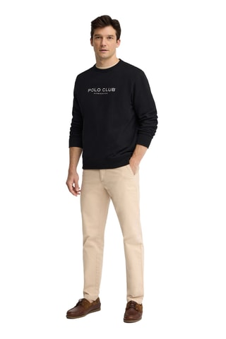 Sweater relaxed - Zwart