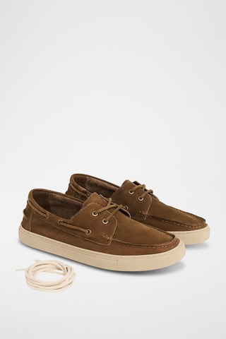 Leren Bootschoenen - Bruin