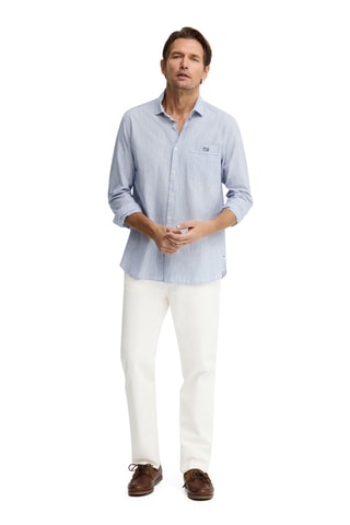 Overhemd Regular Fit Model - Blauw