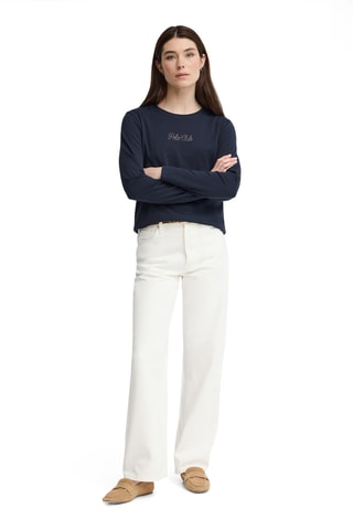 T-shirt Regular - Marineblauw