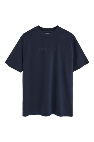 Oversized T-shirt - Marineblauw