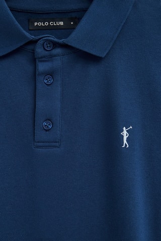 3 Polo's Slim Fit - Blauw, wit en zwart
