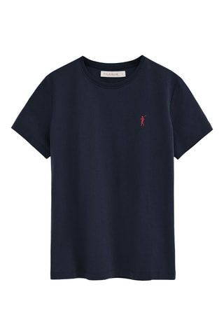 3 T-shirts Regular - Marineblauw, wit en zwart