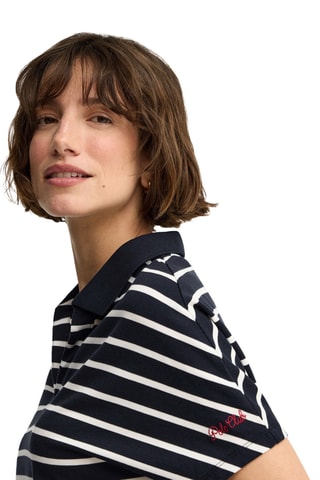 Polo Regular Fit - Marineblauw en ecru
