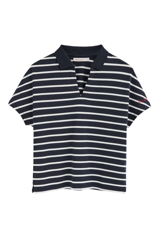 Polo Regular Fit - Marineblauw en ecru
