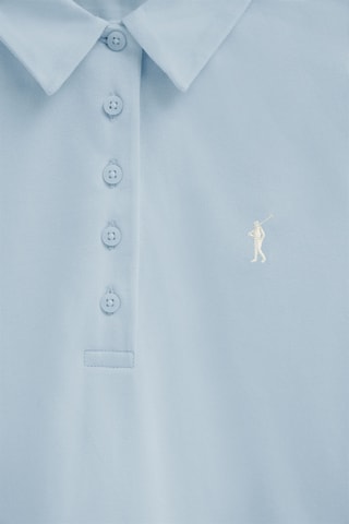 2 Polo's Slim Fit - Hemelsblauw en wit