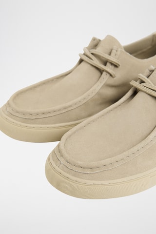 Leren Suède Schoenen - Beige