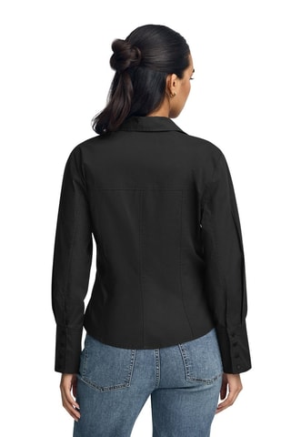 Blouse Slim Fit - Zwart