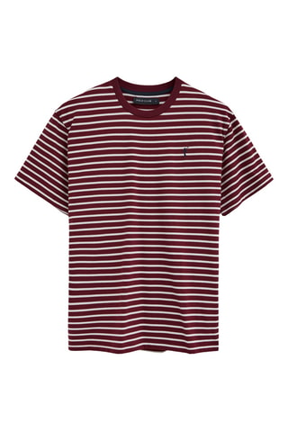 T-shirt Loose - Bordeauxrood