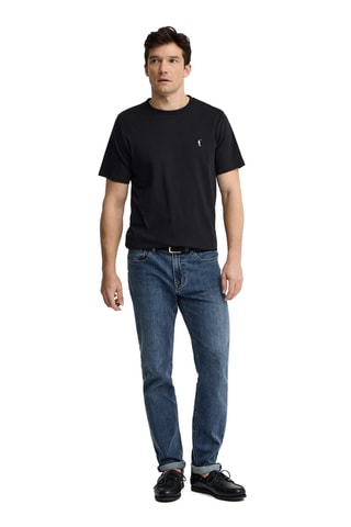 T-shirt Regular - Zwart