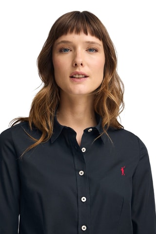Blouse Slim Fit - Marineblauw