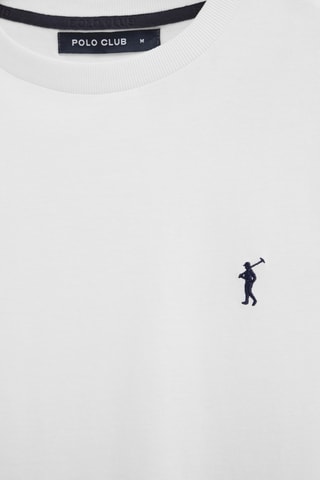 2 T-shirts Regular - Wit en marineblauw