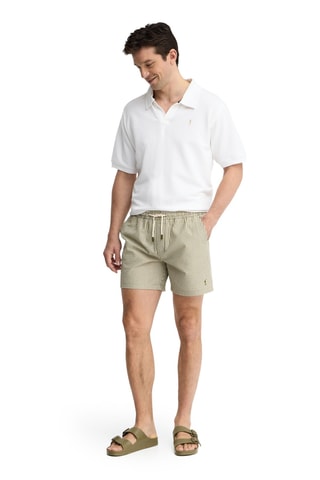 Zwemshort - Groen en ecru