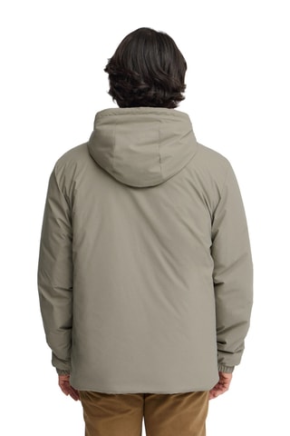 Gewatteerde Jas met Capuchon - Beige