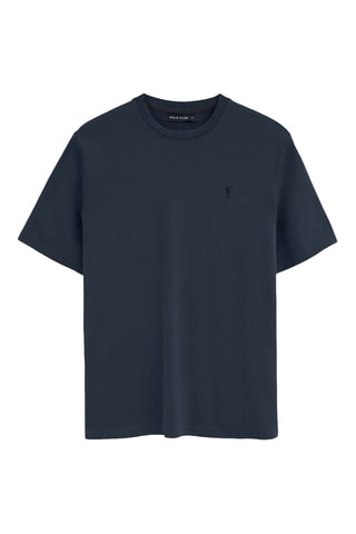 T-shirt Loose - Marineblauw