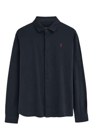 Overhemd Slim Fit - Marineblauw