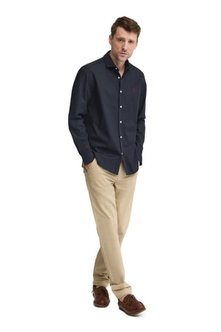 Overhemd Slim Fit - Marineblauw