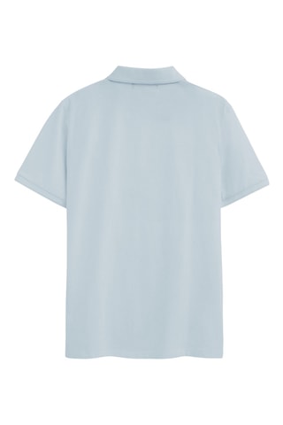 3 Polo's Regular Fit - Wit, hemelsblauw en marineblauw