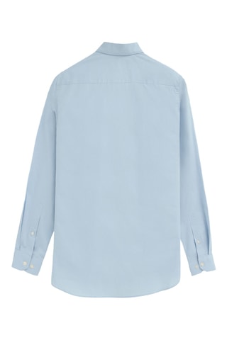 3 Overhemden Slim Fit - Wit, lichtblauw en marineblauw