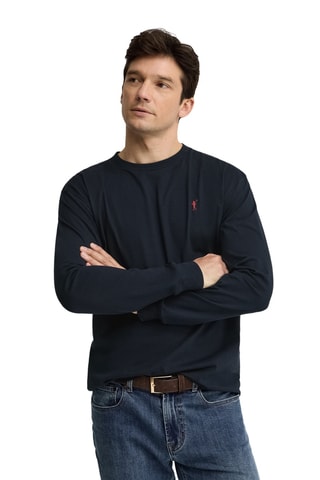 T-shirt Regular - Marineblauw