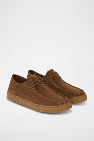 Leren Suède Schoenen - Bruin