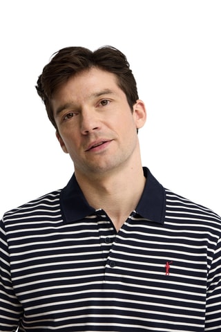 Polo Regular Fit - Marineblauw en ecru