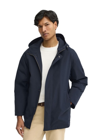 Parka regular met capuchon - Marineblauw