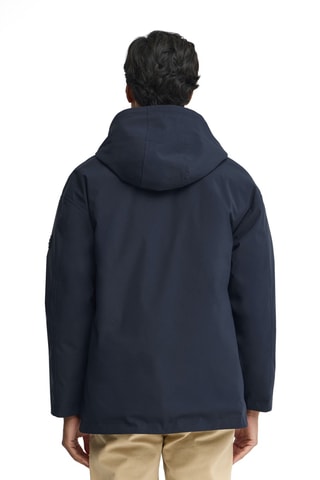 Parka regular met capuchon - Marineblauw
