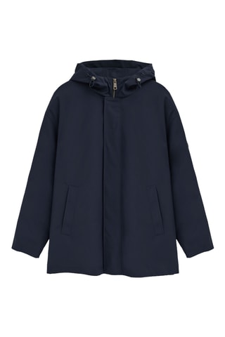 Parka regular met capuchon - Marineblauw